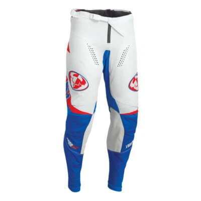 Thor Pulse 04 Red, White and Blue MX Off Road Pants Men's Sizes 28 - 38 - Image 1 of 2