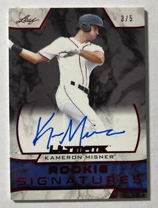 2019 Leaf Ultimate Kameron Misner Rookie Signatures Red Foil 3/5 - Picture 1 of 2