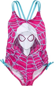 Marvel ☆ Toddler Girls & Little Girls One-Piece Spider Gwen Swimsuit ☆ 2T & 3T - Picture 1 of 3