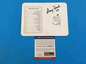 Cuadro de mando automático firmado Doug Ford 1957 Masters Champions PSA/ADN Certificado de autenticidad - Imagen 1 de 3