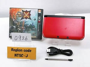 Consola Nintendo 3DS XL LL roja versión japonesa NTSC-J probada desde Japón p... - Imagen 1 de 24