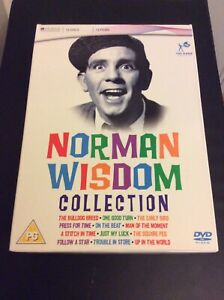 Norman Wisdom DVD Collection.12 Discs.Great Condition.