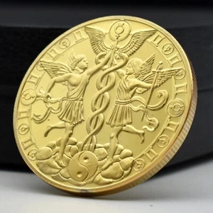 Zwölf Sternbilder Gedenkmünze Zwillinge Sternzeichen vergoldet Münze Geschenke - Bild 1 von 12
