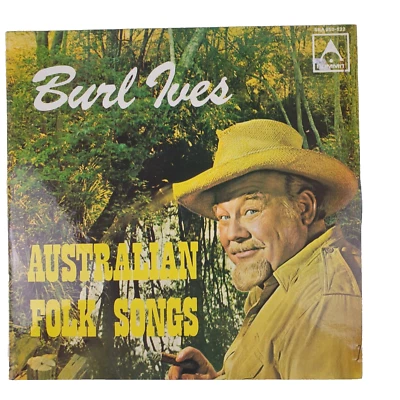 Burl Ives - Australian Folk Songs 33 RPM Vinyl LP Record, Folk, World, Country - Image 1 of 4