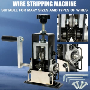 Wire Stripping Machine Wire Stripper Machine for Scrap Copper Recycling 1-20mm - Picture 1 of 8
