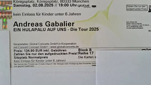 Andreas Gabalier 02.08.2025 Königsplatz München - Top Sitzplätze - Bild 1 von 1