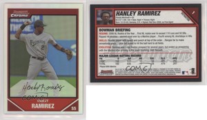 2007 Bowman Chrome Refractor Hanley Ramirez #1