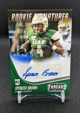 2021 Panini Chronicles Threads Draft Picks Spencer Brown RC Rookie Signatures