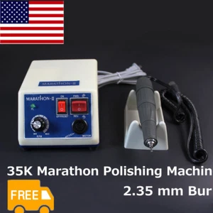 Máquina pulidora micromotor maratón 35K RPM N3 + pulidora pieza de mano dental EE. UU. - Imagen 1 de 12