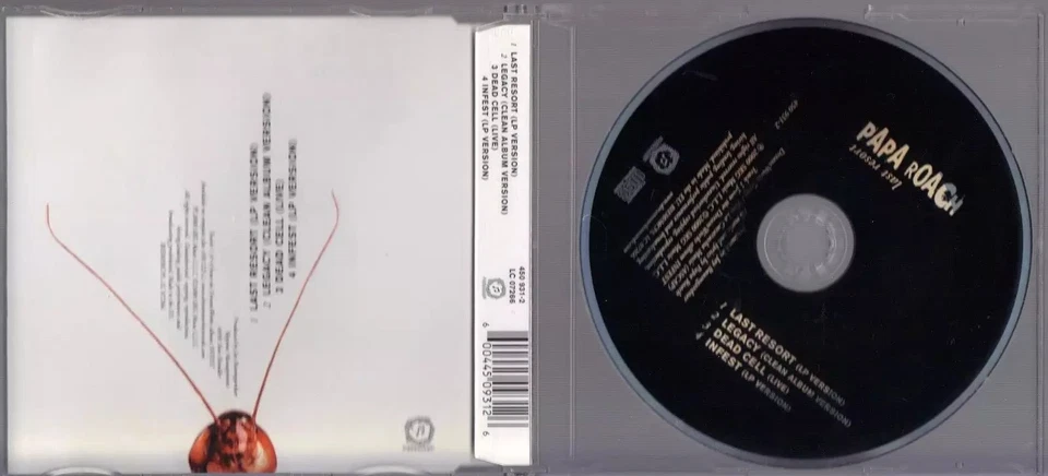 Papa Roach Last Resort (Legacy) Single Maxi CD Compact Disc Original 2000, 089 - Bild 1 von 1