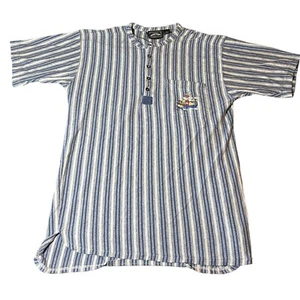 Camiseta Looney Tunes Vintage 1997 Clásica Bugs Bunny Azul Rayas Para Hombre Talla M - Imagen 1 de 6