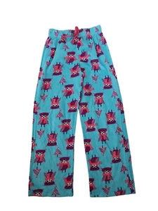 Total Girl Owl Fleece Pajama Pants Size 14 Large - Picture 1 of 5
