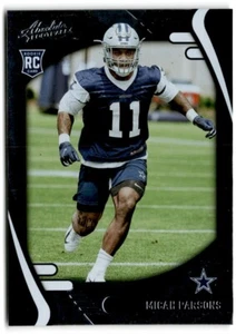 2021 Panini Absolute Micah Parsons Rookie Dallas Cowboys #158 - Picture 1 of 2