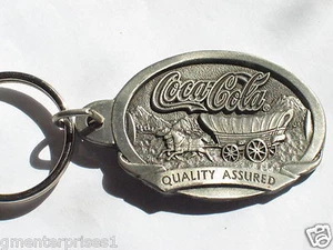 Coca Cola Covered Wagon Keychain , Coke Collector Key Chain - Picture 1 of 1