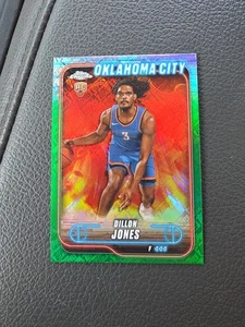 Pacome Dadiet 2024-25 Topps Chrome Green Logo Refractor #172 RC New York Knicks - Picture 1 of 1