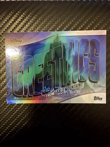 2025 Topps Disney Wonder-Greetings From-Bald Mountain-GF-05 - Picture 1 of 2