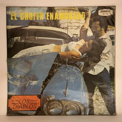 LOS DIABLOS - EL CHOFER ENAMORADO - 1984 COLOMBIAN LP ALBUM STAINED ON COVER - Image 1 of 4