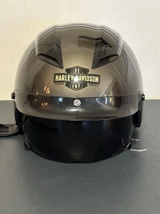 Harley-Davidson Open Full-Face Visor Helmet Unisex Large Black - Bild 1 von 8