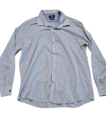 Penguin Shirt Men Size 17 34/35 Light Blue Heritage Slim Fit Button Up Office - Image 1 of 4