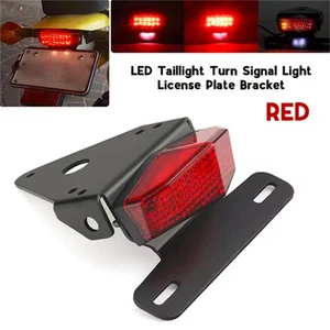 LED Tail Brake Turn Signal Light License Plate Bracket For Honda XR250R XR400R - Picture 1 of 6