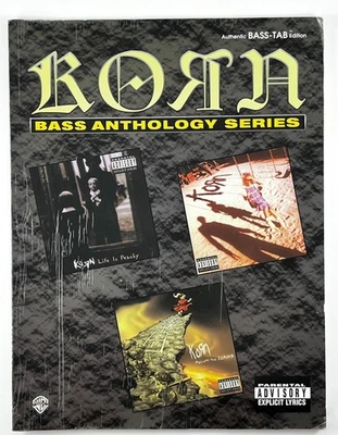 KORN BASS Guitarra Antología Serie Tablatura Cancionero Algunos Usos Foto 1 de 4