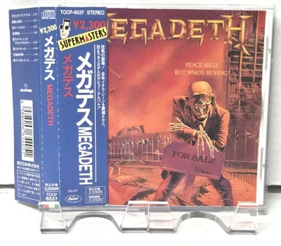 Megadeth-Peace Sells But Whos Buying CD Japan press used w/OBI 1990 TOCP-6537 - Imagem 1 de 3