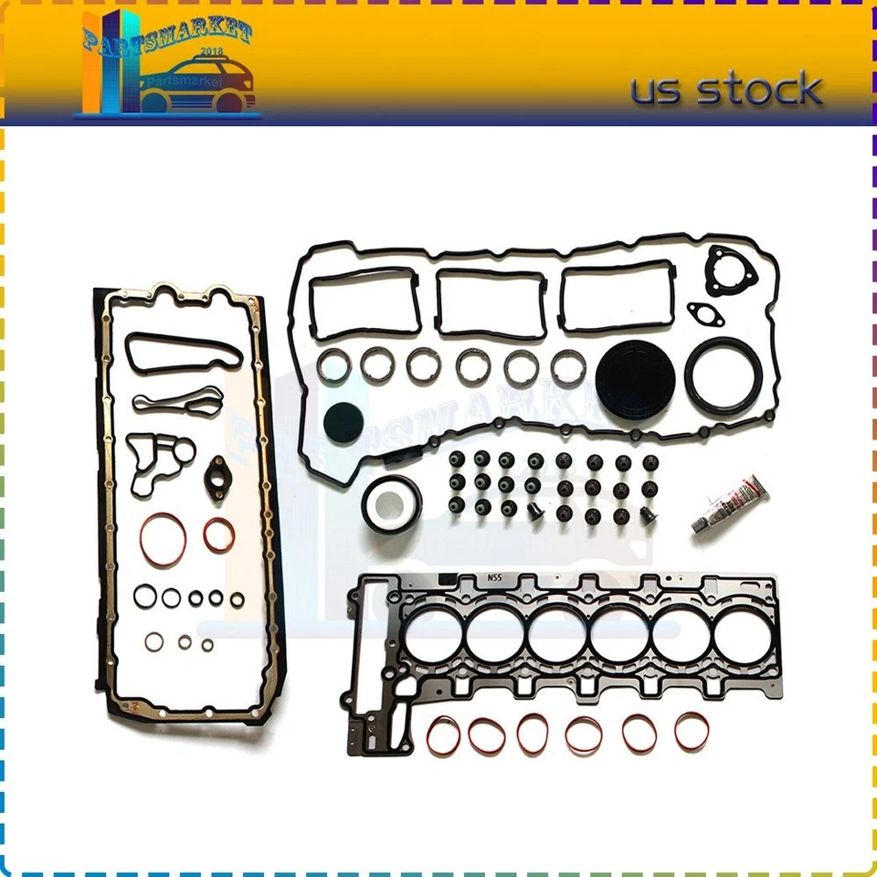11-16 14 15 Fits BMW 435i xDrive Gran Coupe 740i 640i 3.0L Full Gasket Set Foto 1 de 4