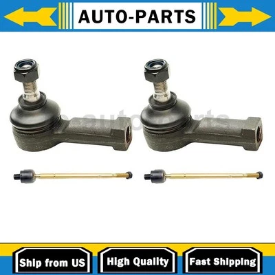 Передний внутренний внешний конец рулевого троса 4x подходит для Hyundai Tiburon 2,7 л 2003-2008 годов выпуска - Изображение 1 из 4