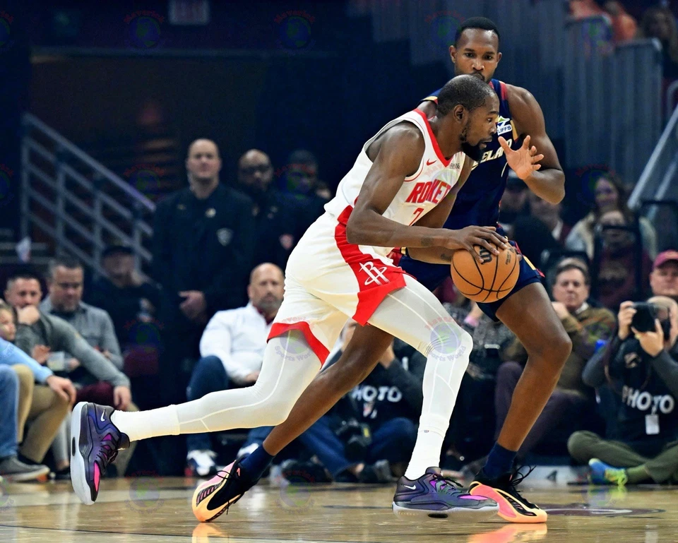 Foto 8x10 Kevin Durant Houston Rockets NBA Baloncesto Jugador Más Valioso Campeón Foto 1 de 1