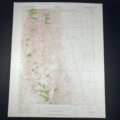 Unionville NV Quadrangle 1954 Topo Map Nevada Vintage USGS - Image 1 of 4