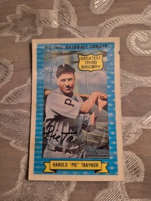 1970 Rold Gold All-Time Baseball Greats Pie Traynor #8 HOF - Image 1 of 4