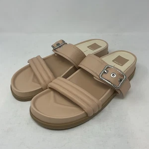 Dolce Vita Shaila Slide Sandals Beige Leather Buckle Strap Women's Size 9.5 - Bild 1 von 5