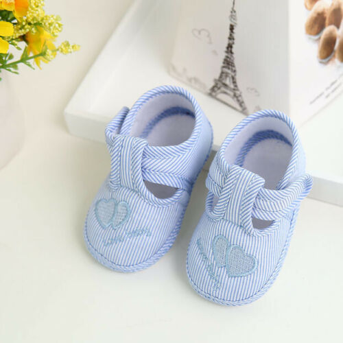 Newborn Girl Boy Soft Sole Crib Toddler Shoes Canvas Sneaker  11