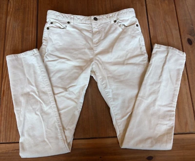 Pantalones de pana para niña Vineyard Vines blanco roto marfil talla 14 Foto 1 de 4