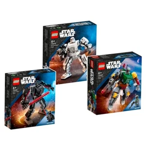 LEGO Star Wars Mech 75368 75369 75370 Darth Vadar Boba Fett Stormtrooper 3 Set - Picture 1 of 13
