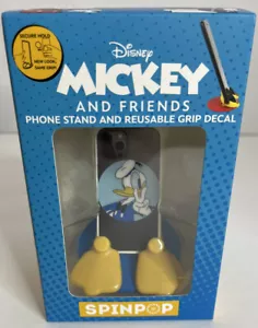 Neu im Karton Spin Pop Disney Donald Duck Telefonständer mit wiederverwendbarem Griff Aufkleber - Bild 1 von 6