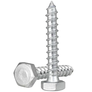 Tornillos de carro M10 10 mm HEX cabeza hexagonal pernos tornillos para madera acero galvanizado D - Imagen 1 de 18