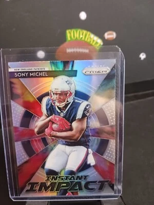 2018 panini prizm Sony Michel instant impact silver no II-11 rc - Image 1 of 2