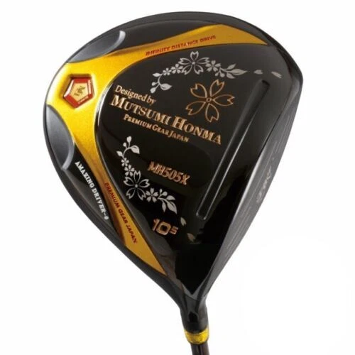 MUTSUMI HONMA Golf Club MH505X 505cc Driver Wood Carbon Shaft Black R, SR-Flex - Image 1 of 4
