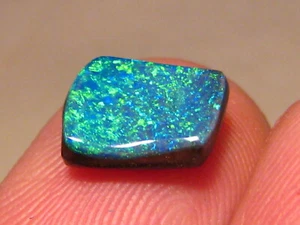 3 ct. Boulder opal      Natural Australian Gem  Boulder Opal  B5 Brightness - Picture 1 of 9