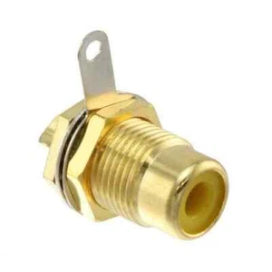 CONN RCA JACK MONO 3.2MM PNL MT - Picture 1 of 1