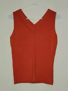 Pria ärmelloses Top orange Gr. Small 100% Baumwolle - Bild 1 von 5