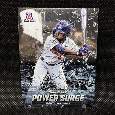 2021 Panini Prizm Draft DONTA' WILLIAMS Power Surge Baltimore Orioles Rookie - Image 1 of 2