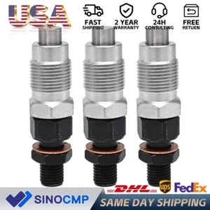 3X Fuel Injectors H1600-53000 16001-53000 16001-53002 For Kubota D722 D782 D902 - Imagen 1 de 6