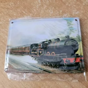 ATLAS EDITIONS 8CM THE BLACKPOOL TO MANCHESTER EXPRESS METAL PLAQUE - Picture 1 of 2