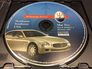 Maserati NAV GPS DVD CD DISCO 2 2018013 2 1/05 noroeste suroeste EE. UU. #CD60 - Imagen 1 de 1