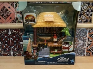 Disney Moana Island Fale Playset w/ Heihei Hammock Loft Coconut RARE New! - Picture 1 of 6