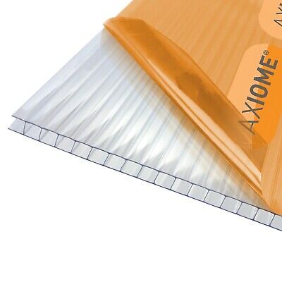 Axiome Clear 6mm Twinwall Polycarbonate Roofing Conservatory Sheet • 142.16£