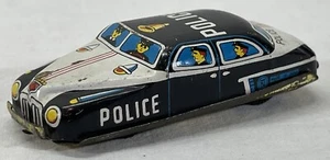 RARE Vintage Nakamura Trademark Tin Police Friction Car - Picture 1 of 9