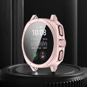 For Samsung Galaxy Watch 7 44mm PC Case+Tempered Glass Screen Protector(Pink) - Zdjęcie 1 z 9